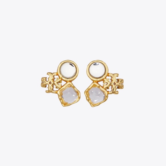 Tory Burch “Roxanne” Cluster Stud Earrings - Picture 3 of 8